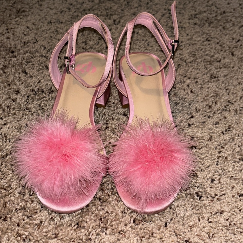 GB Girls' Neela-Girl Feather Heels (Youth) Size 3 - Picture 2 of 5
